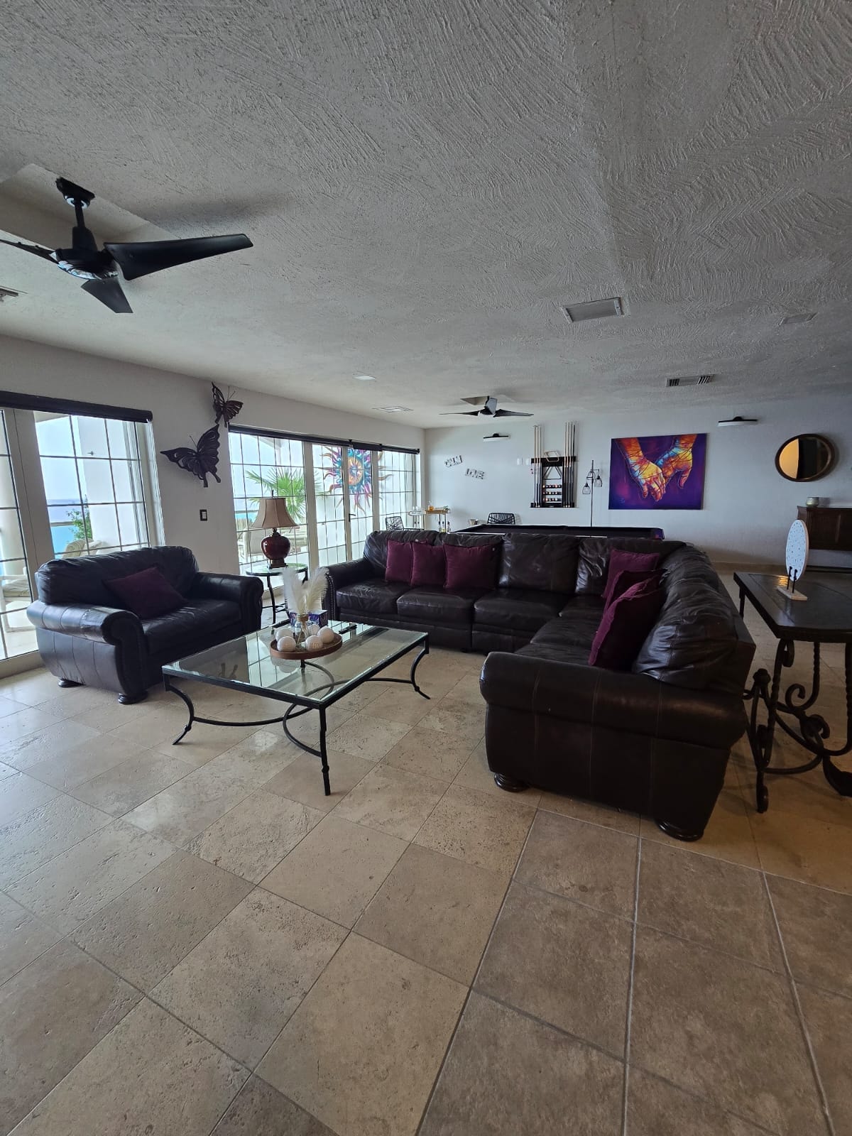 Interior space at The Mansion at El Cantil